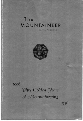 The Mountaineer 1956 cover